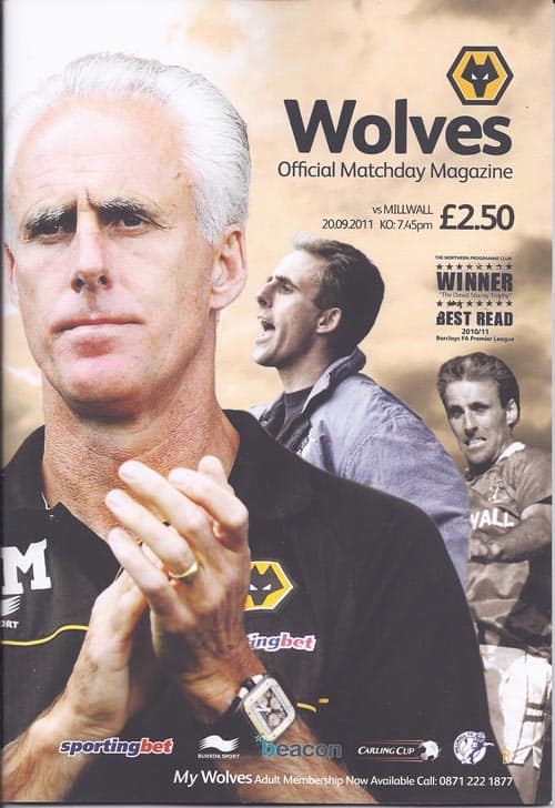 Wolverhampton Wanderers FC v Millwall FC